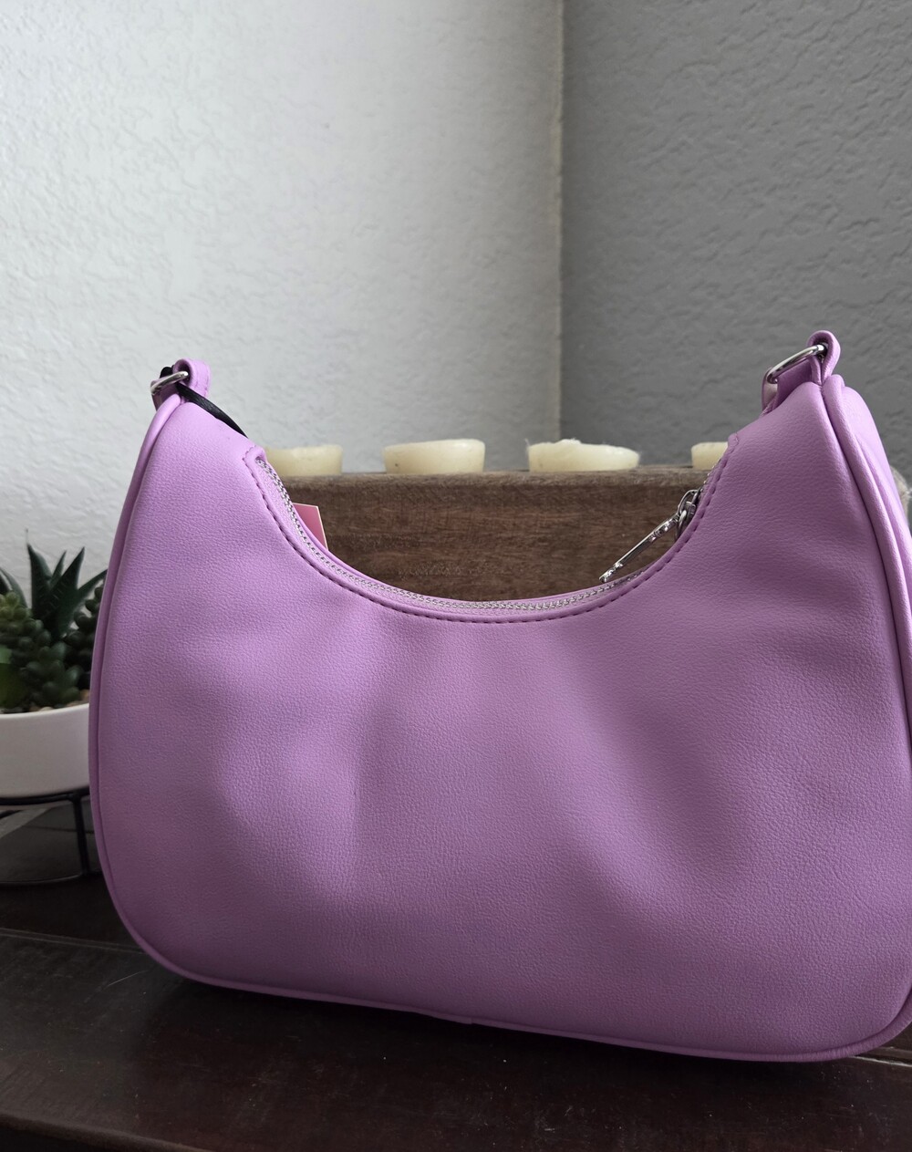 Juicy Couture Rhinestone Logo Shoulder Bag Pink NWT - Picture 4 of 5